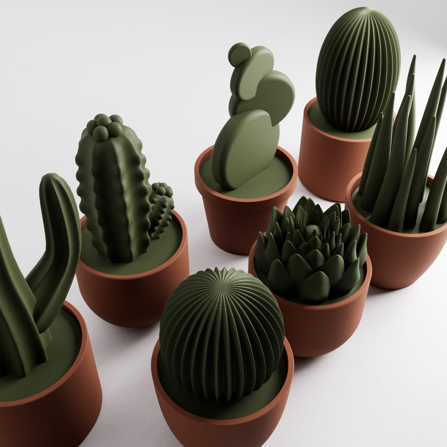 DESERT: Mini Faux Succulents Set