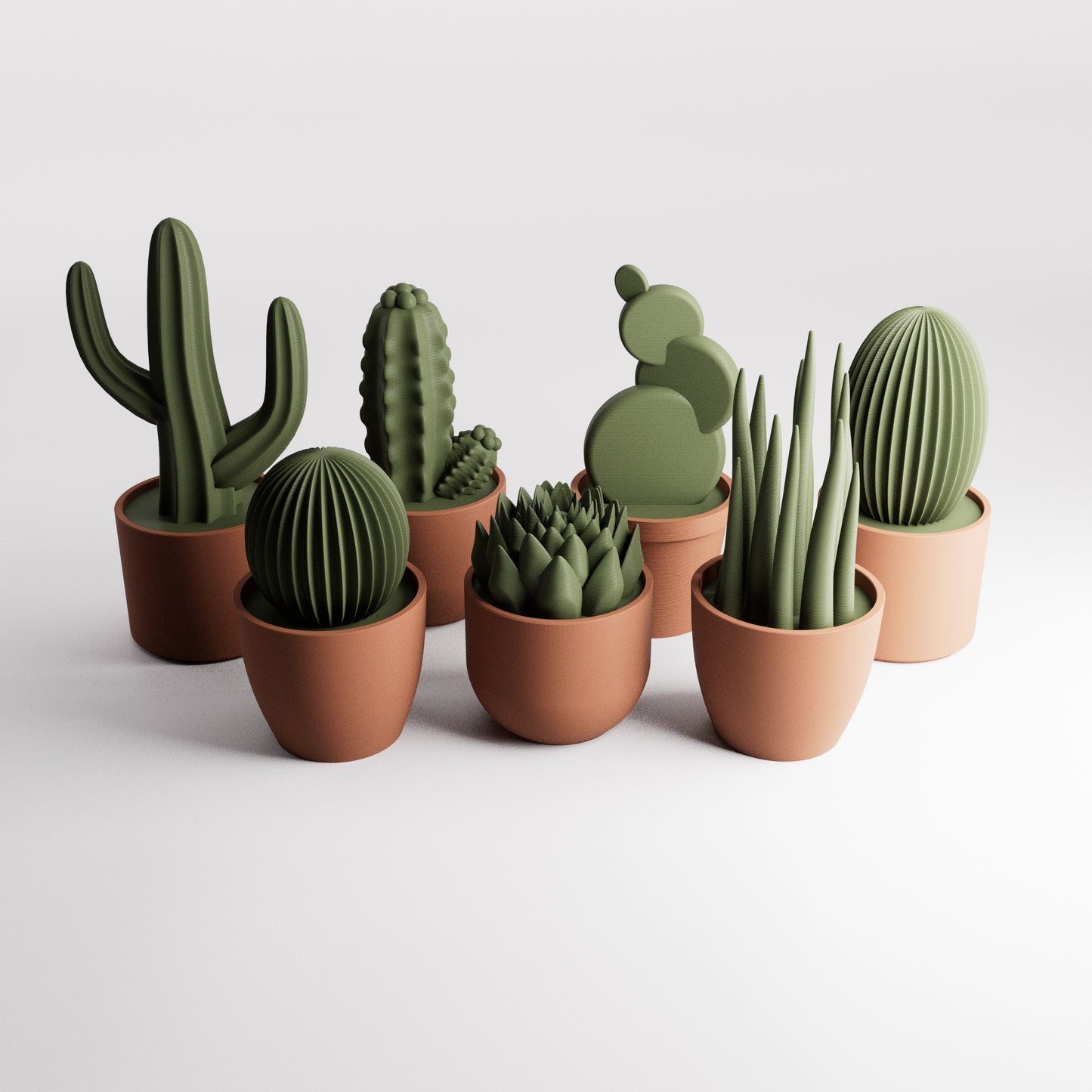 DESERT: Mini Faux Succulents Set