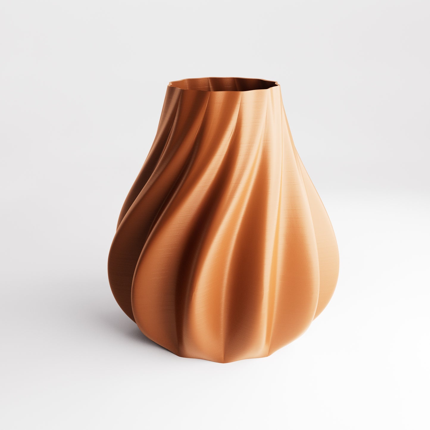 WAVE: Modern Metallic Planter