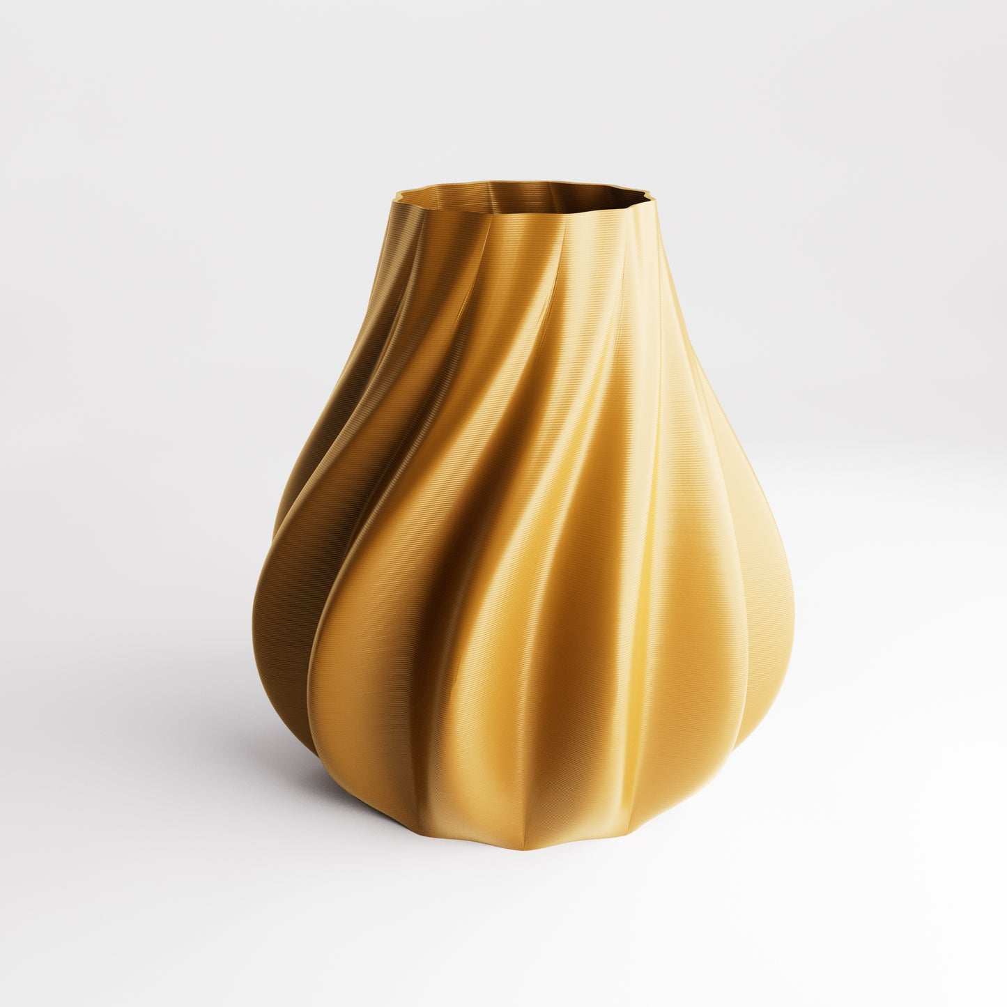 WAVE: Modern Metallic Planter