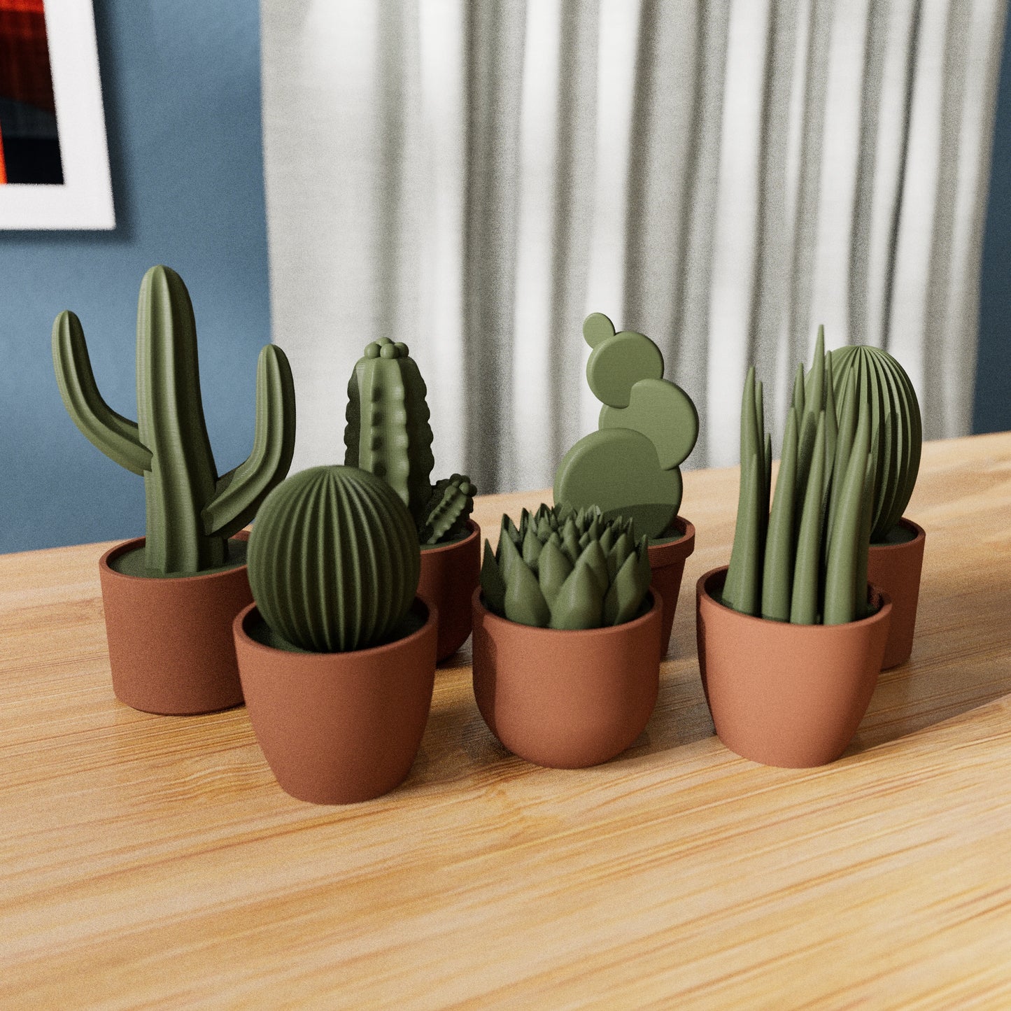 DESERT: Mini Faux Succulents Set