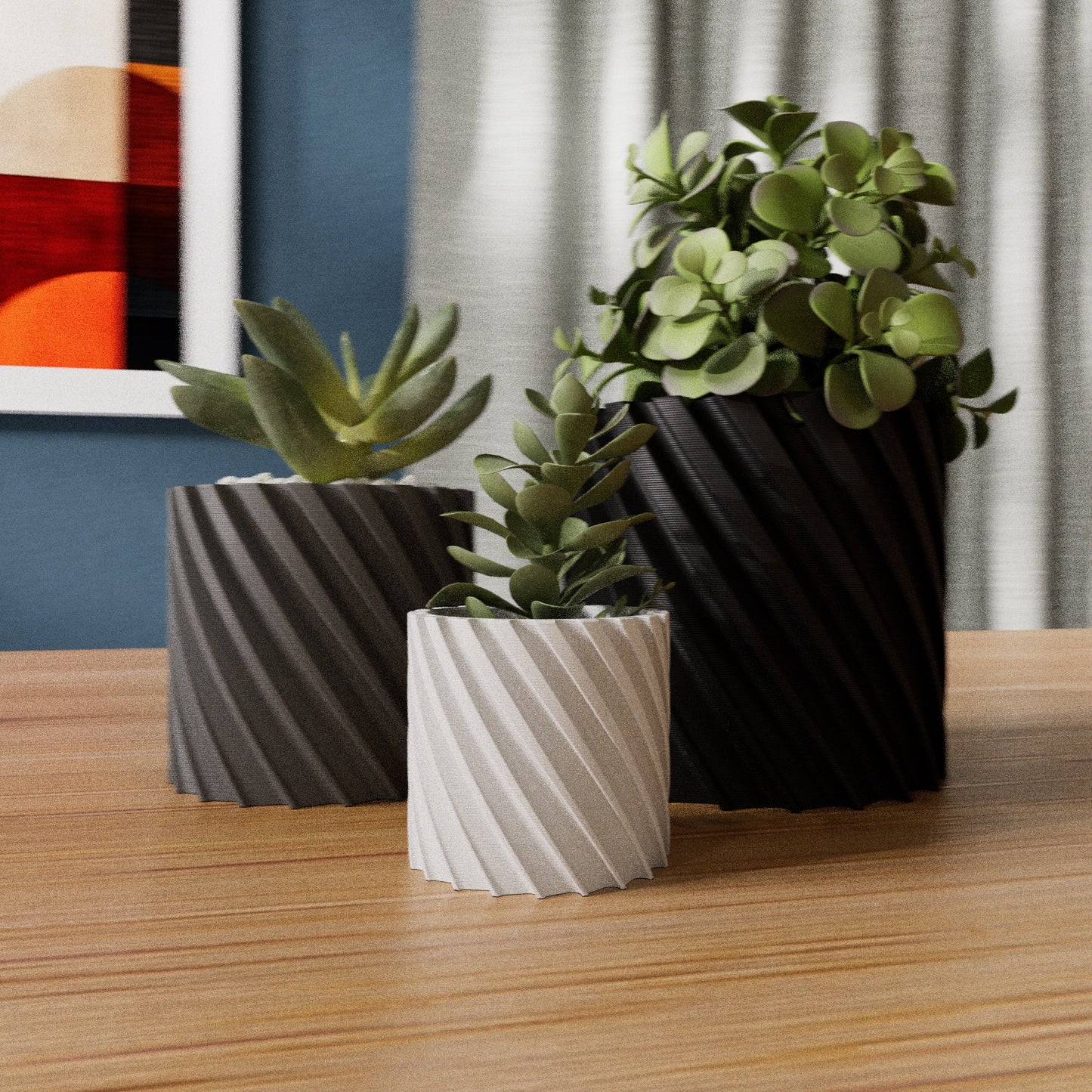 SPIRE Planter (Medium) - Monochrome