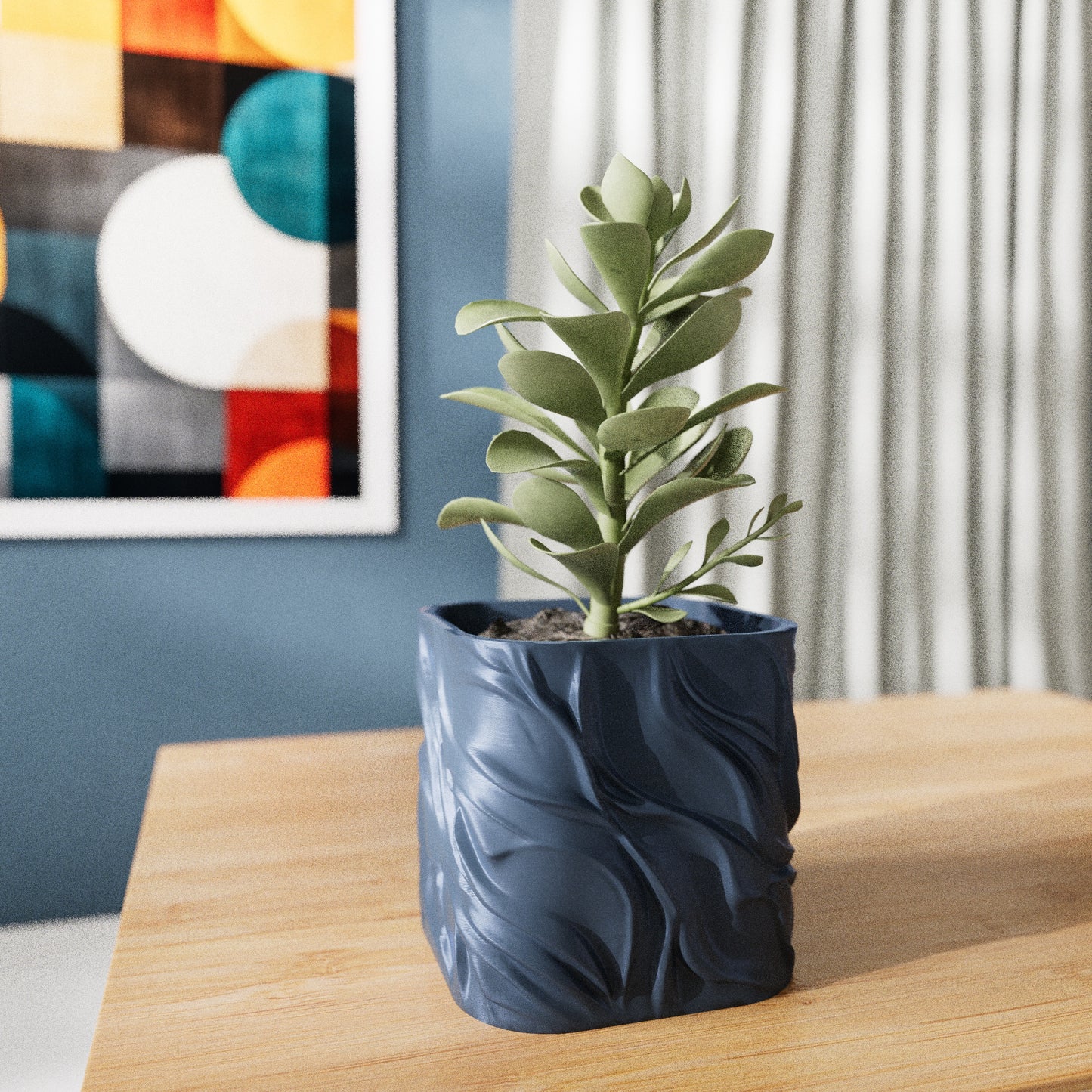 VELA: Modern Metallic Planter