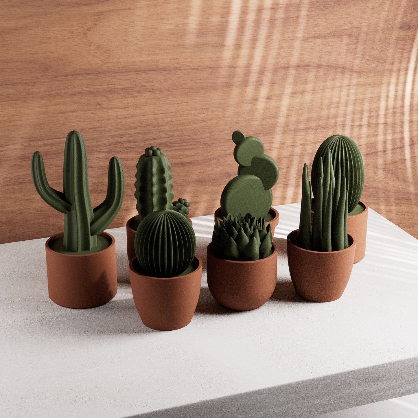 DESERT: Mini Faux Succulents Set